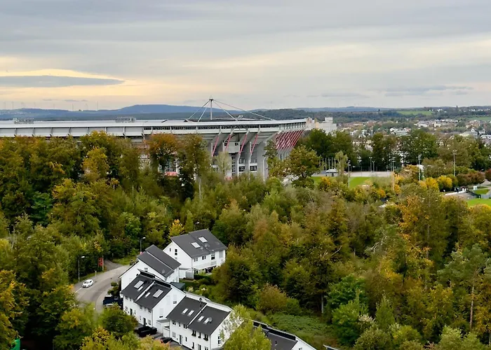 M&d Naehe Stadion Mit Klimaanlage - Netflix - Kueche - Sunset View - Balkon Кайзерслаутерн